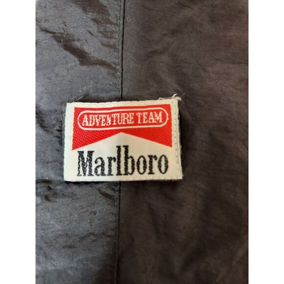 Vintage Marlboro Nylon Shell Jacket Windbreaker Promotional Gear 90's XL VGC - Picture 4 of 7